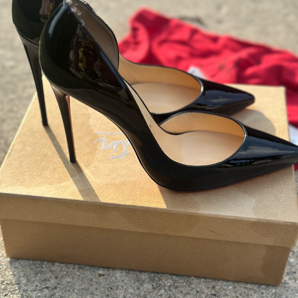 Christian Louboutin Black Stiletto Heels - Picture 4 of 10